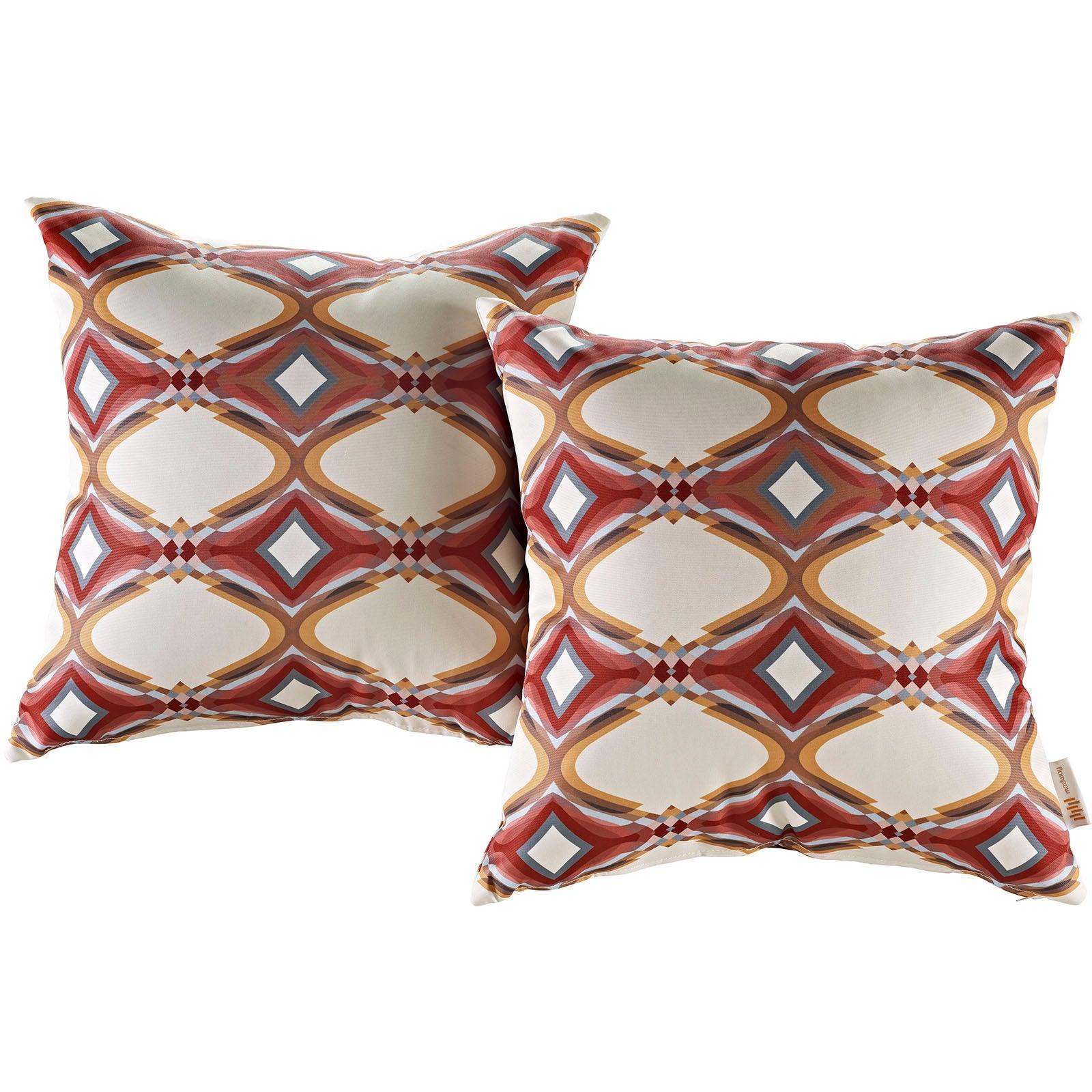 Modway Modway Two Piece Outdoor Patio Pillow Set FredCo