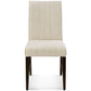 Modway Motivate Channel Tufted Upholstered Fabric Dining Chair Set of 2 FredCo