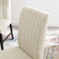 Modway Motivate Channel Tufted Upholstered Fabric Dining Chair Set of 2 FredCo
