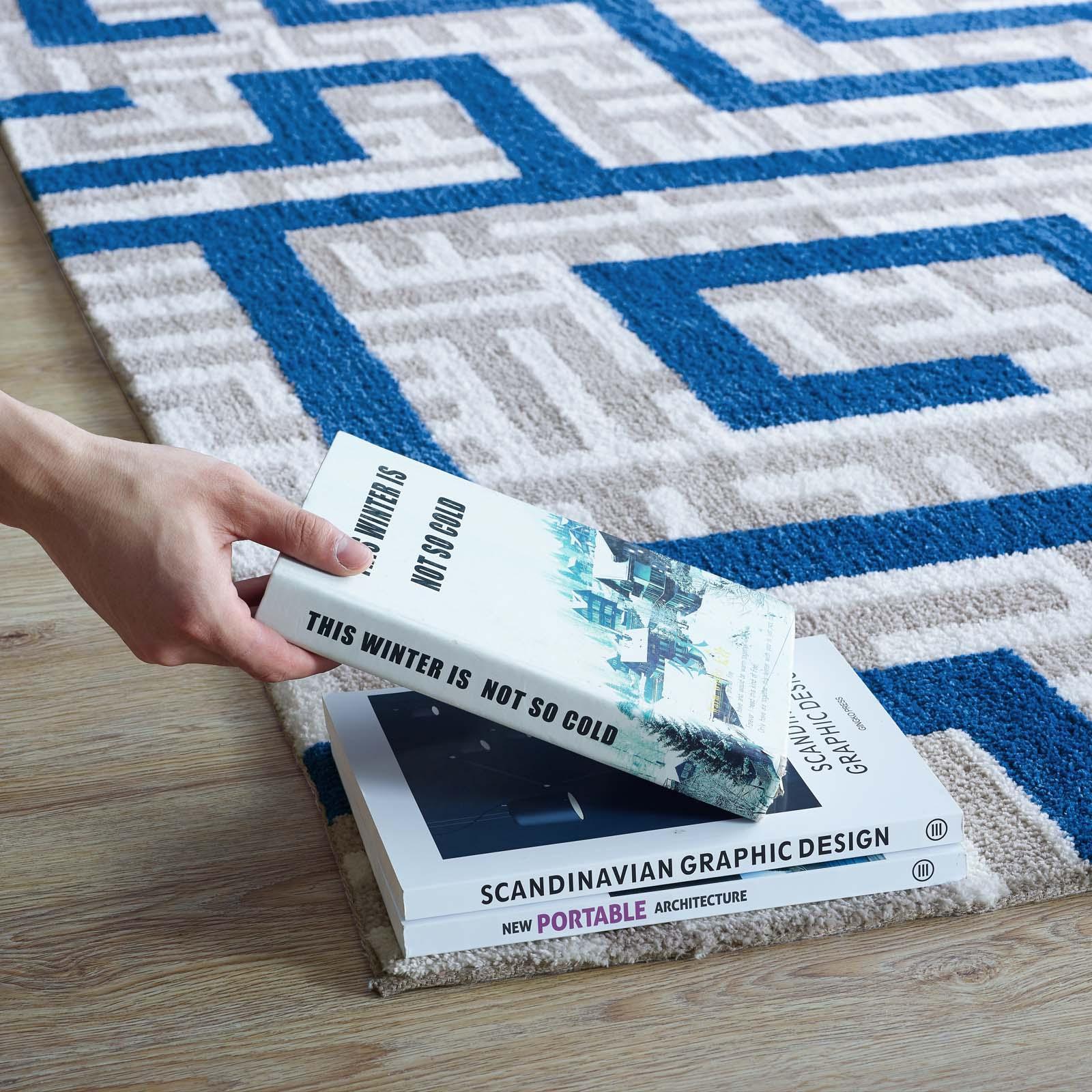 Modway Nahia Geometric Maze Area Rug FredCo