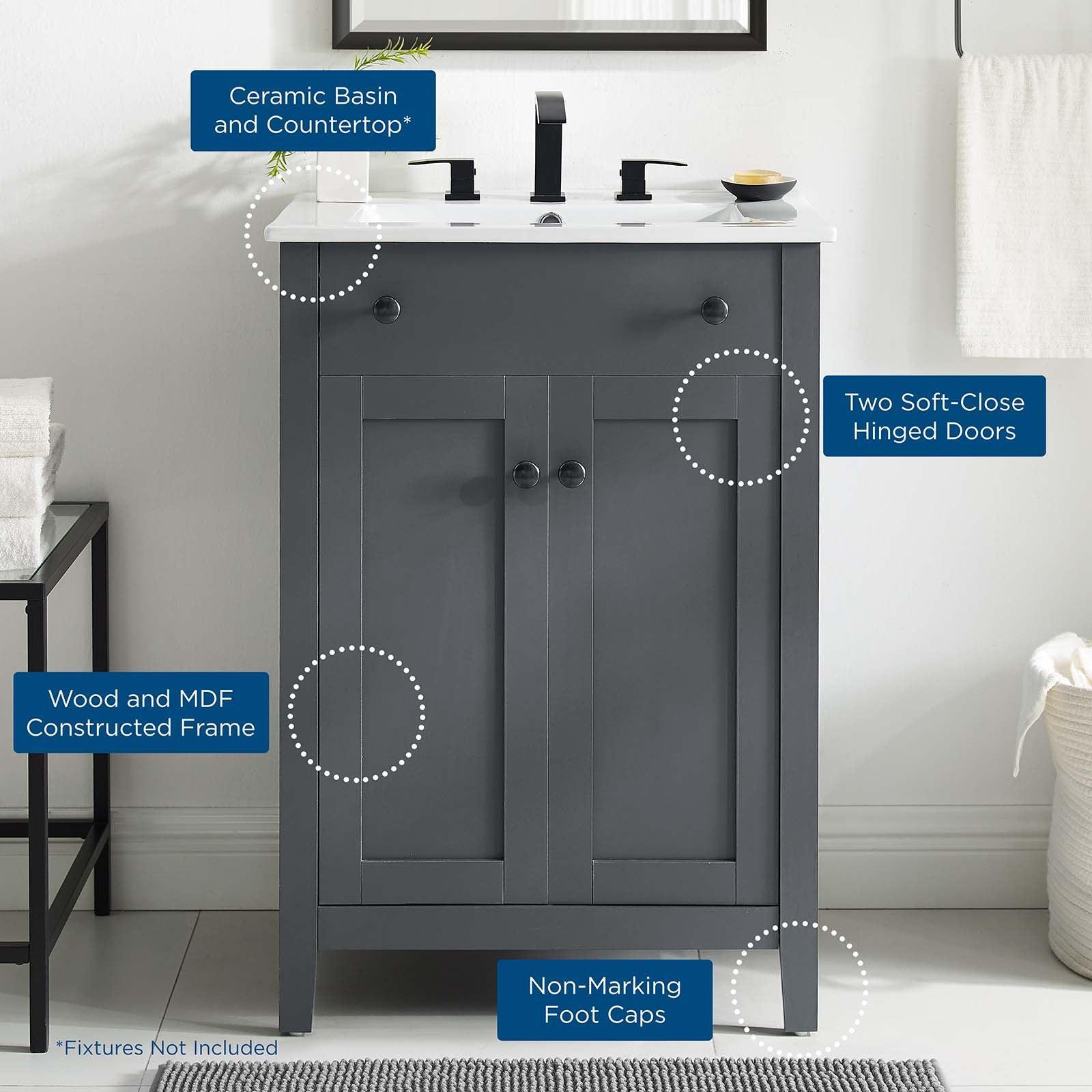 Modway Nantucket 24" Bathroom Vanity, EEI-4250 FredCo