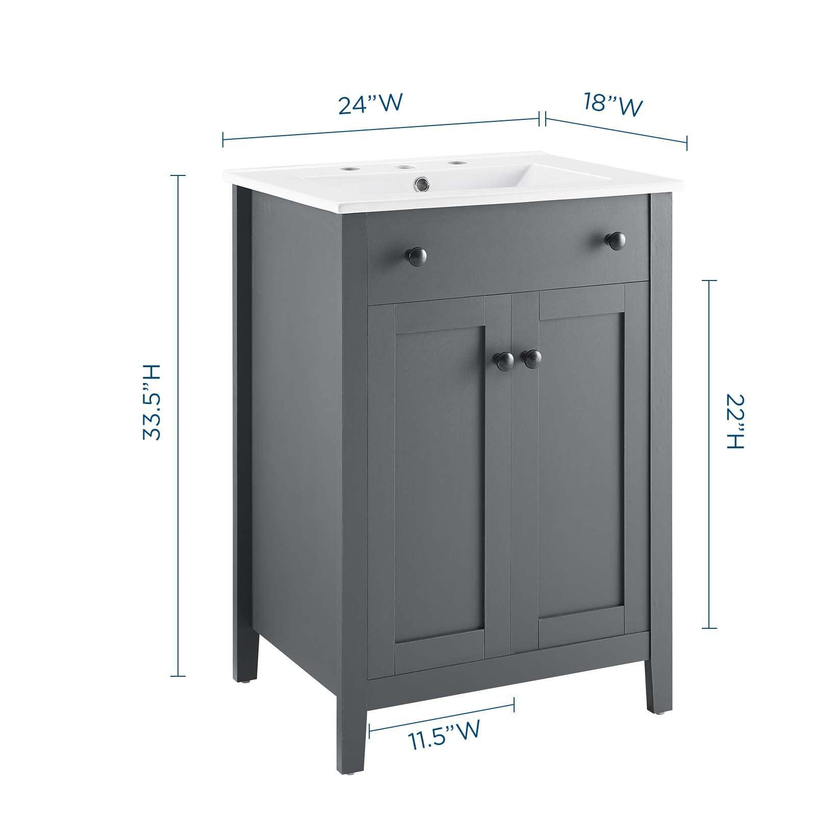 Modway Nantucket 24" Bathroom Vanity, EEI-4250 FredCo