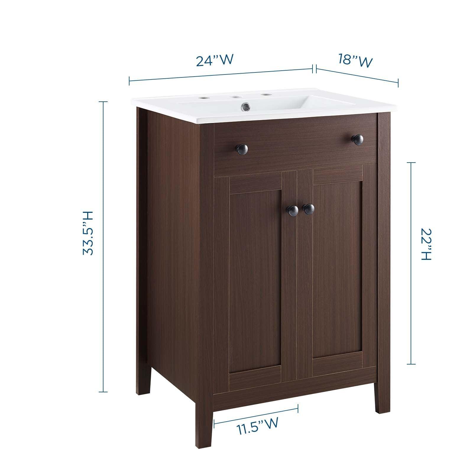 Modway Nantucket 24" Bathroom Vanity, EEI-4252 FredCo