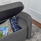 Modway Nebula Boucle Upholstered Bench FredCo