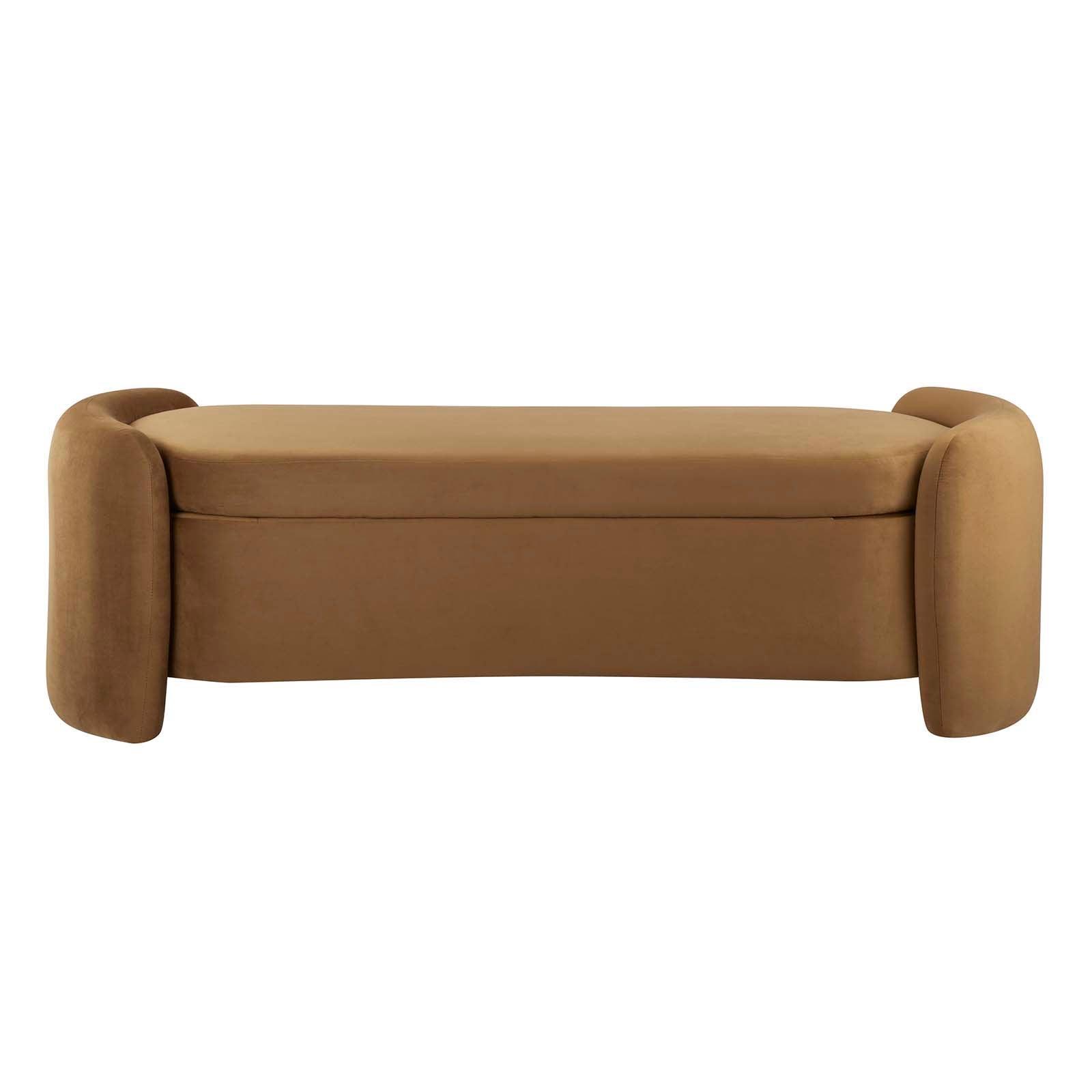 Modway Nebula Upholstered Performance Velvet Bench FredCo