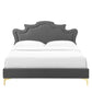 Modway Neena Performance Velvet Twin Bed FredCo