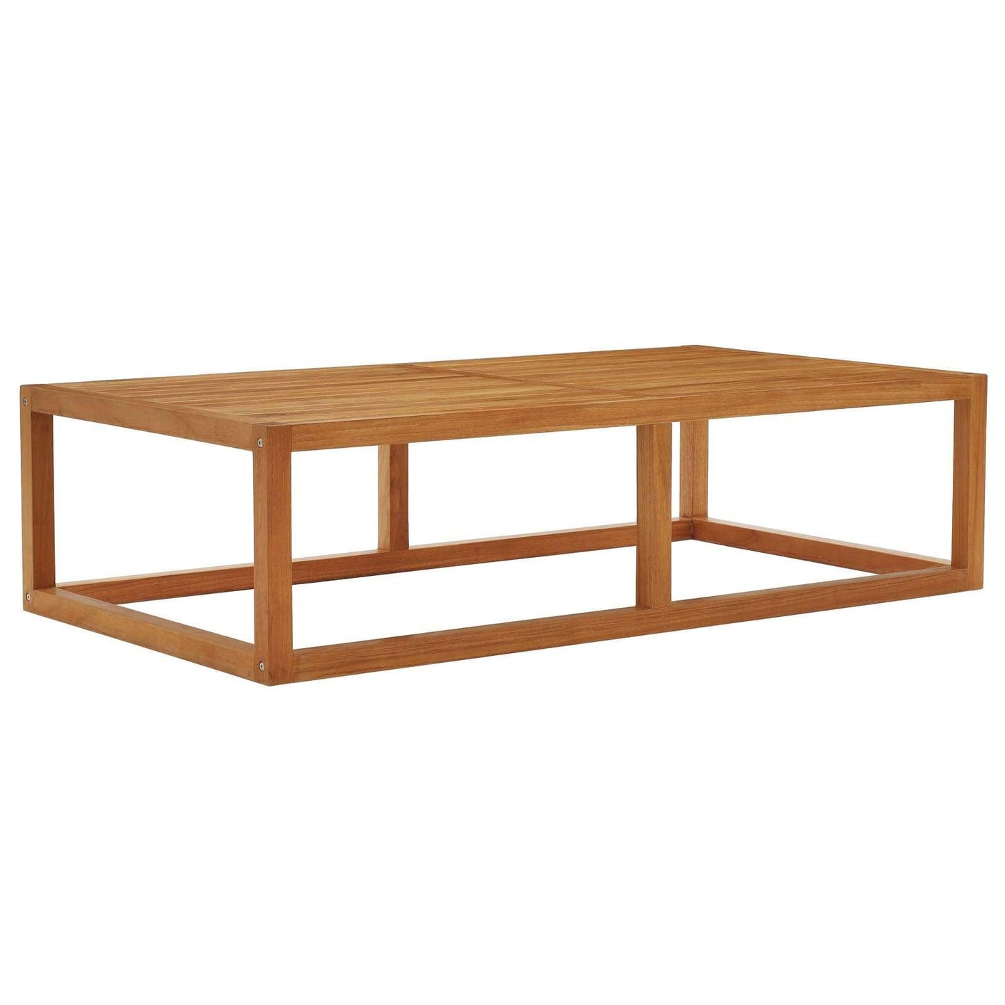 Modway Newbury Outdoor Patio Premium Grade A Teak Wood Coffee Table FredCo