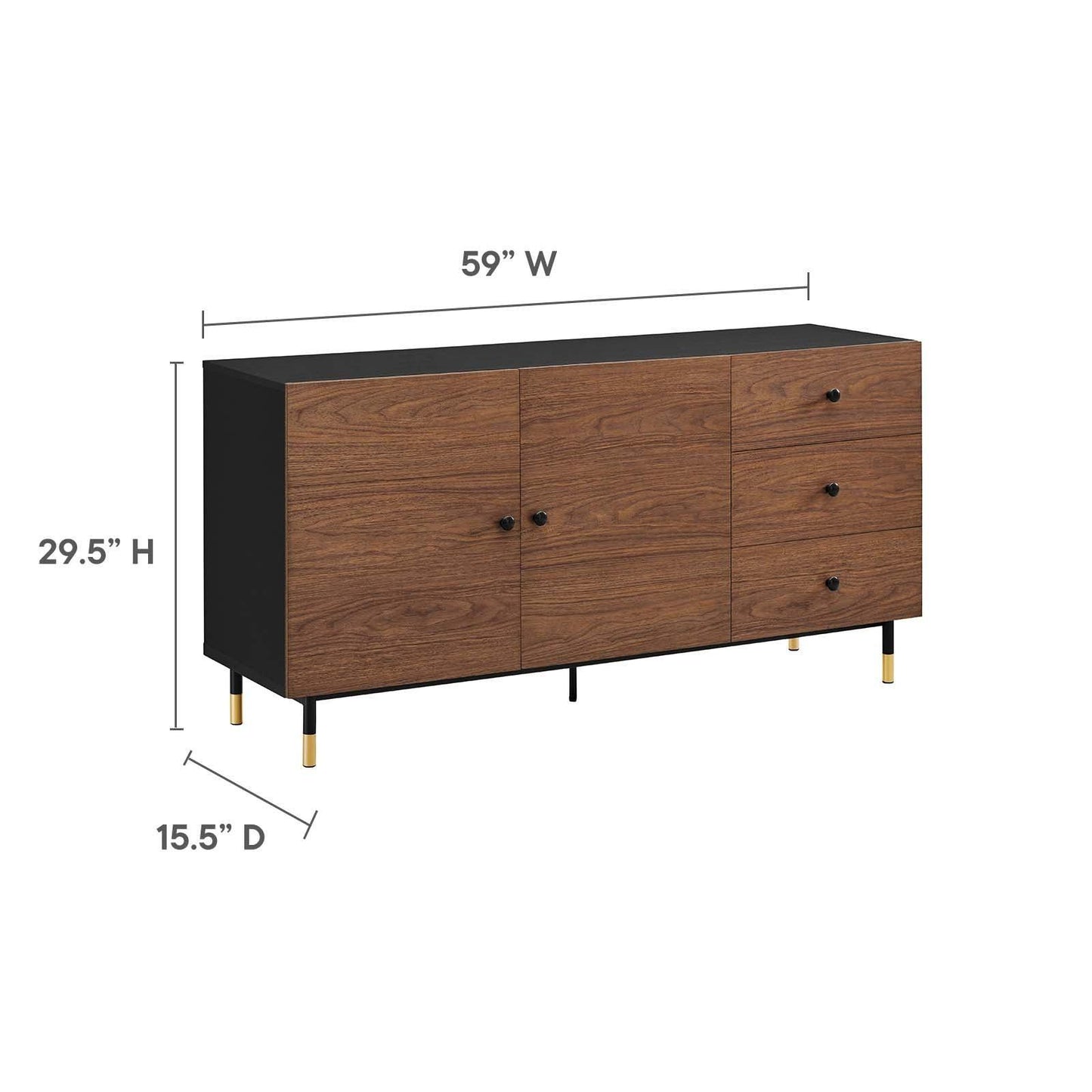 Modway Nexus Storage Cabinet Sideboard FredCo