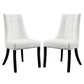 Modway Noblesse Dining Chair Vinyl Set of 2 FredCo