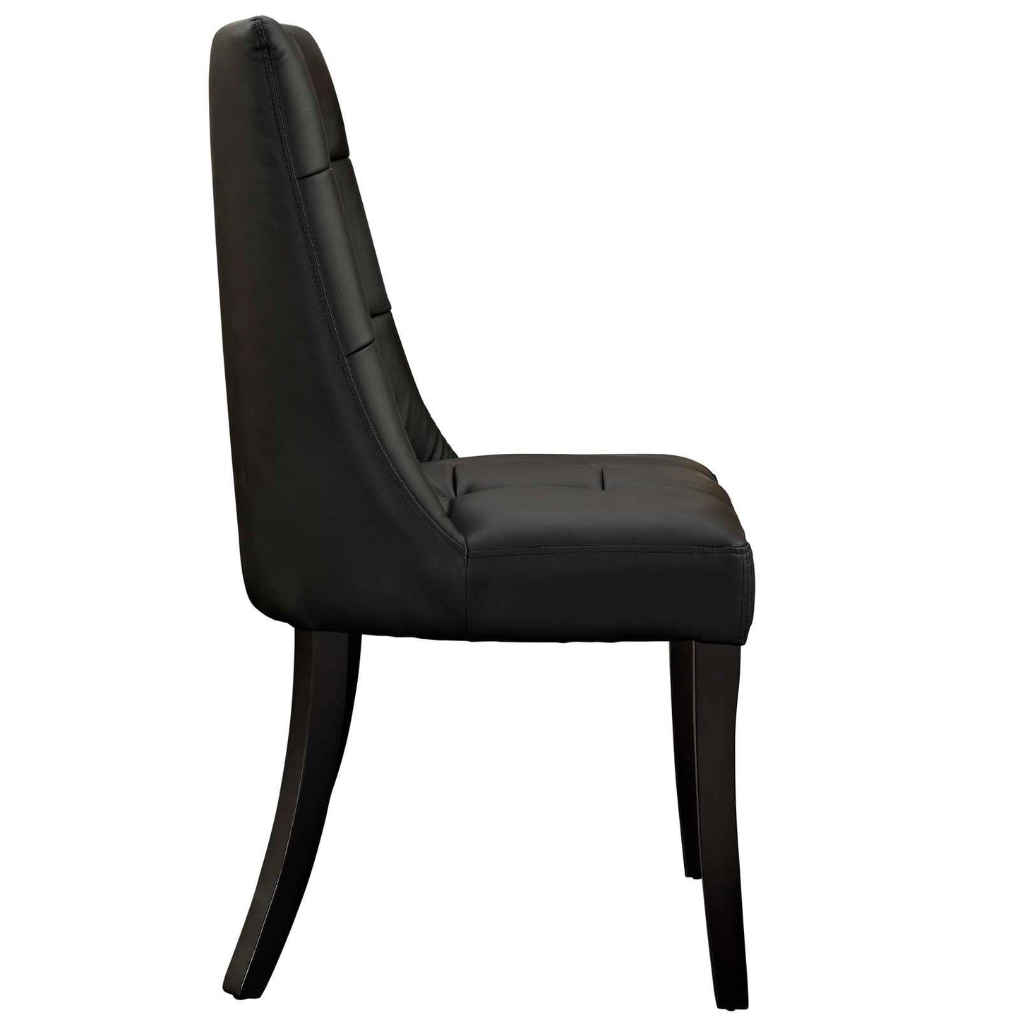 Modway Noblesse Dining Chair Vinyl Set of 2 FredCo