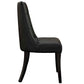 Modway Noblesse Dining Chair Vinyl Set of 2 FredCo
