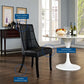 Modway Noblesse Dining Chair Vinyl Set of 2 FredCo