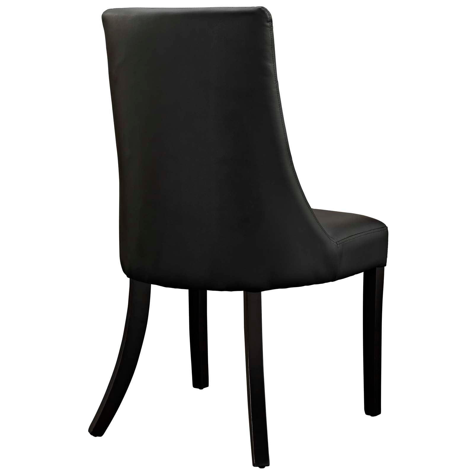 Modway Noblesse Dining Chair Vinyl Set of 2 FredCo