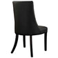 Modway Noblesse Dining Chair Vinyl Set of 2 FredCo