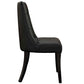 Modway Noblesse Dining Chair Vinyl Set of 4 FredCo