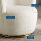 Modway Nora Boucle Upholstered Swivel Chair FredCo