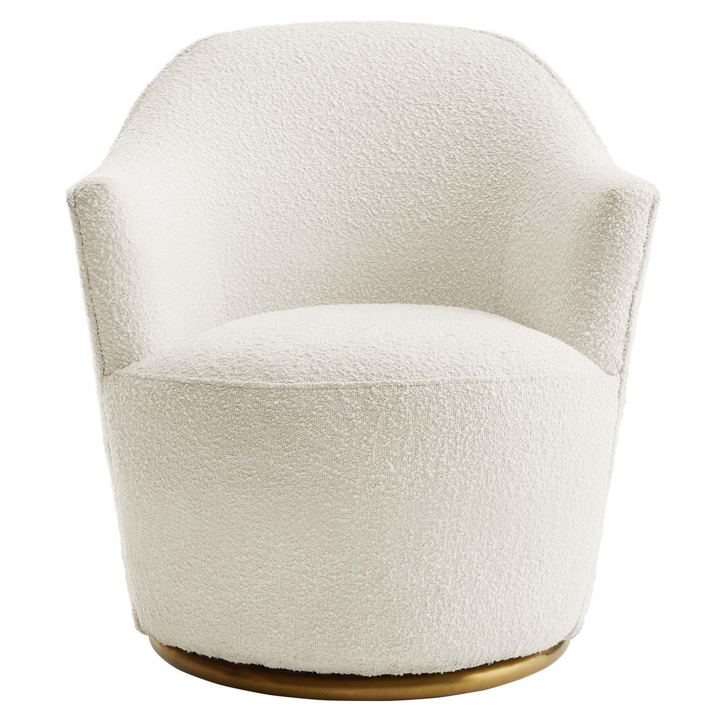 Modway Nora Boucle Upholstered Swivel Chair FredCo