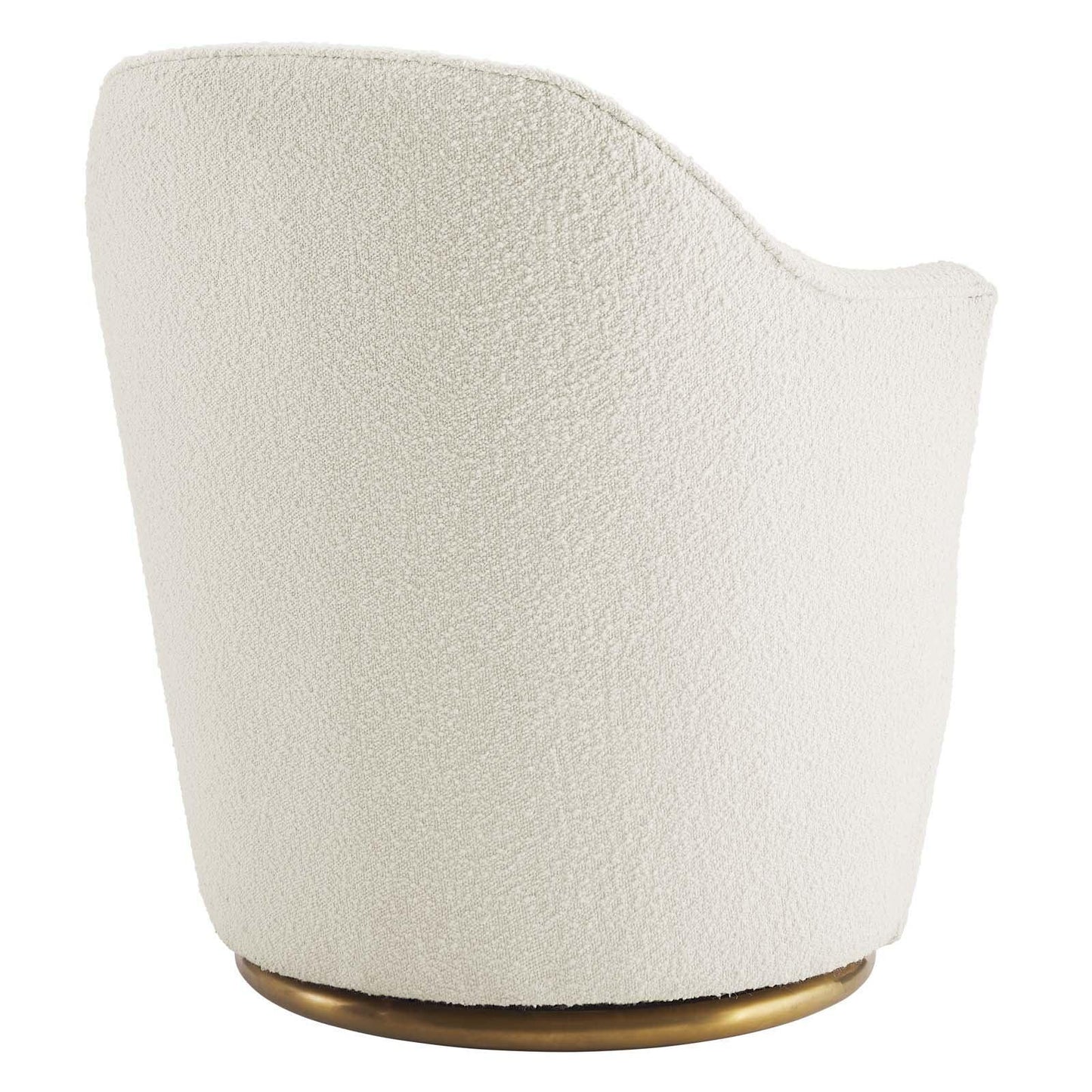 Modway Nora Boucle Upholstered Swivel Chair FredCo
