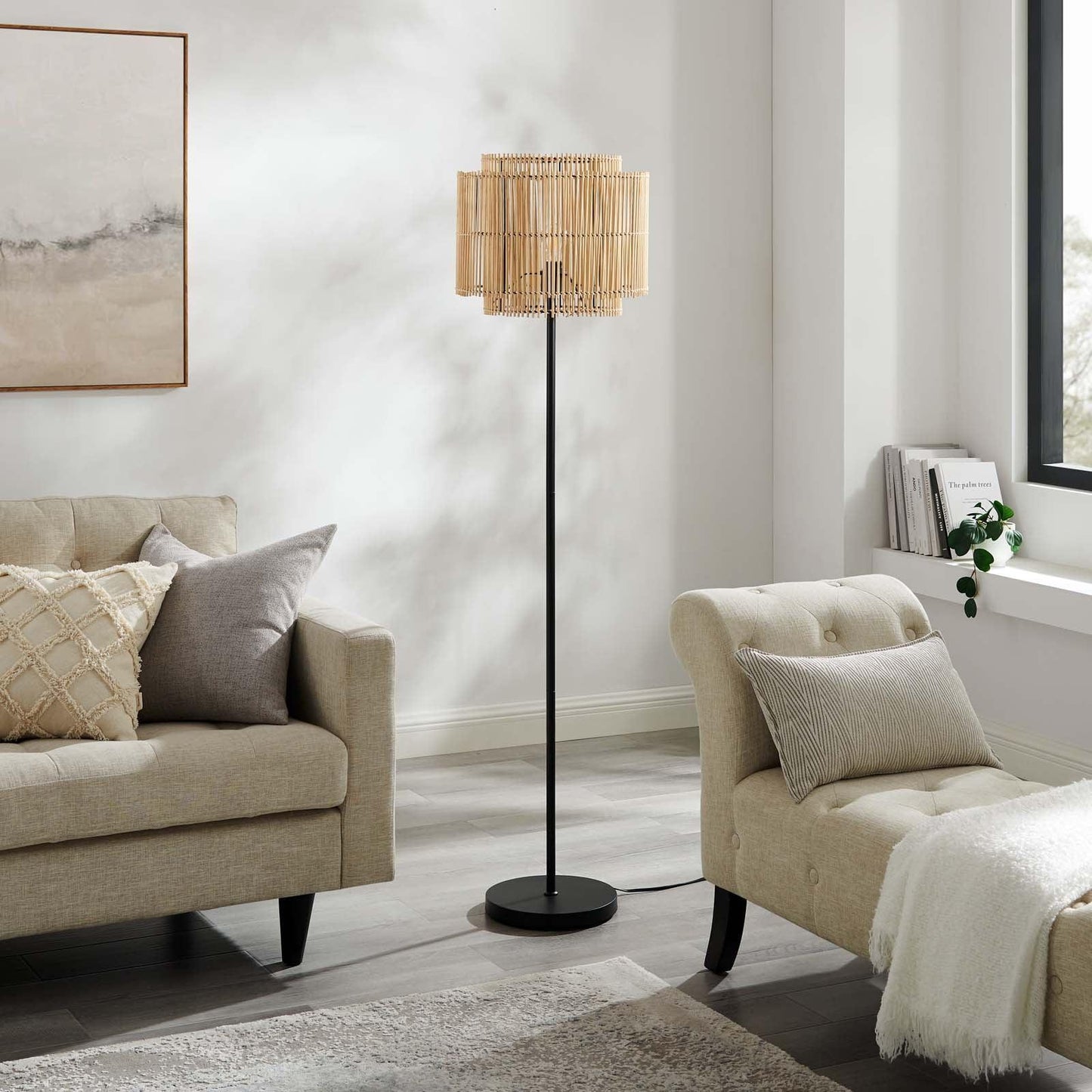 Modway Nourish Bamboo Floor Lamp FredCo