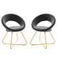 Modway Nouvelle Performance Velvet Dining Chair Set of 2 FredCo