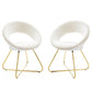 Modway Nouvelle Performance Velvet Dining Chair Set of 2 FredCo