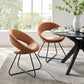 Modway Nouvelle Vegan Leather Dining Chair Set of 2 FredCo