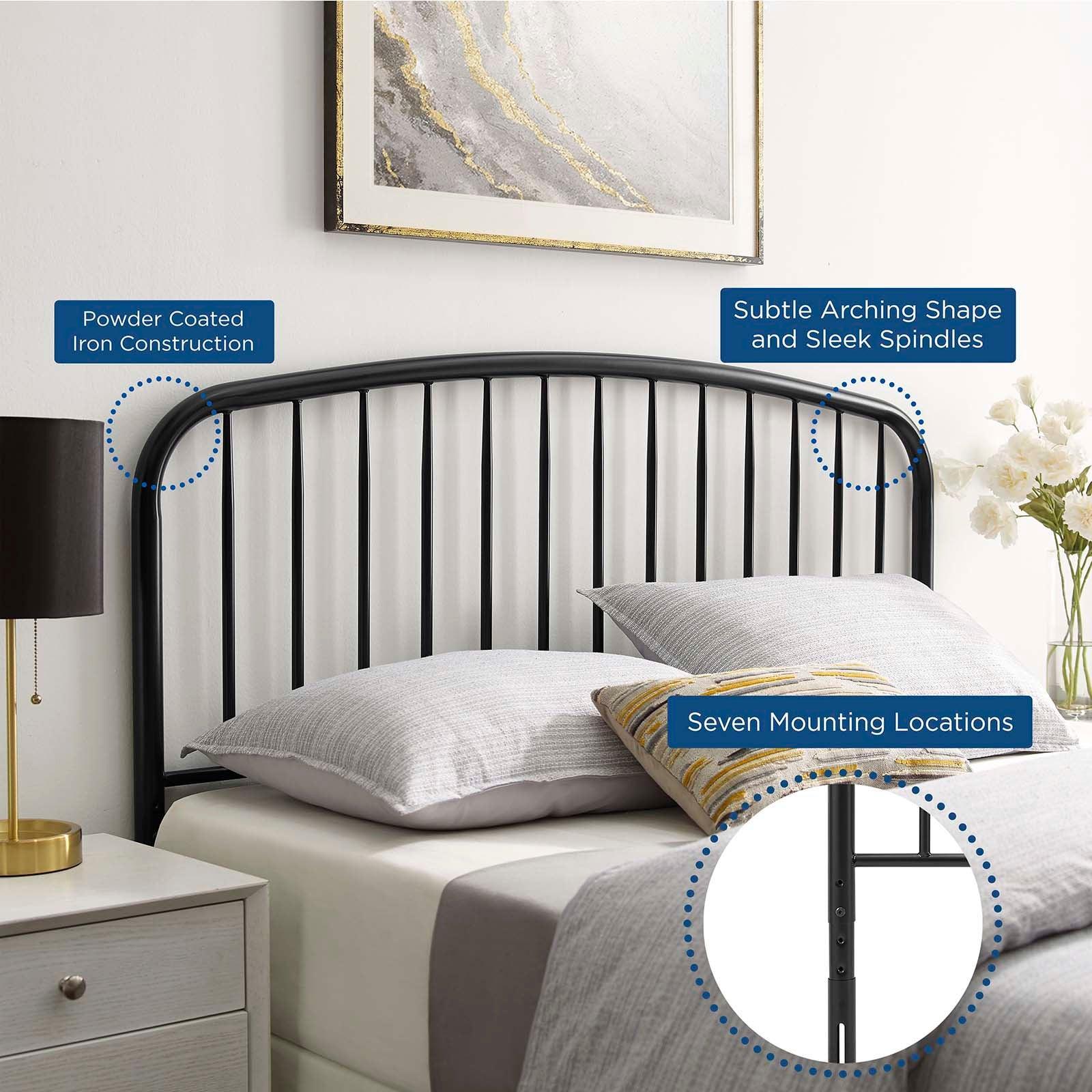 Modway Nova Queen Metal Headboard FredCo