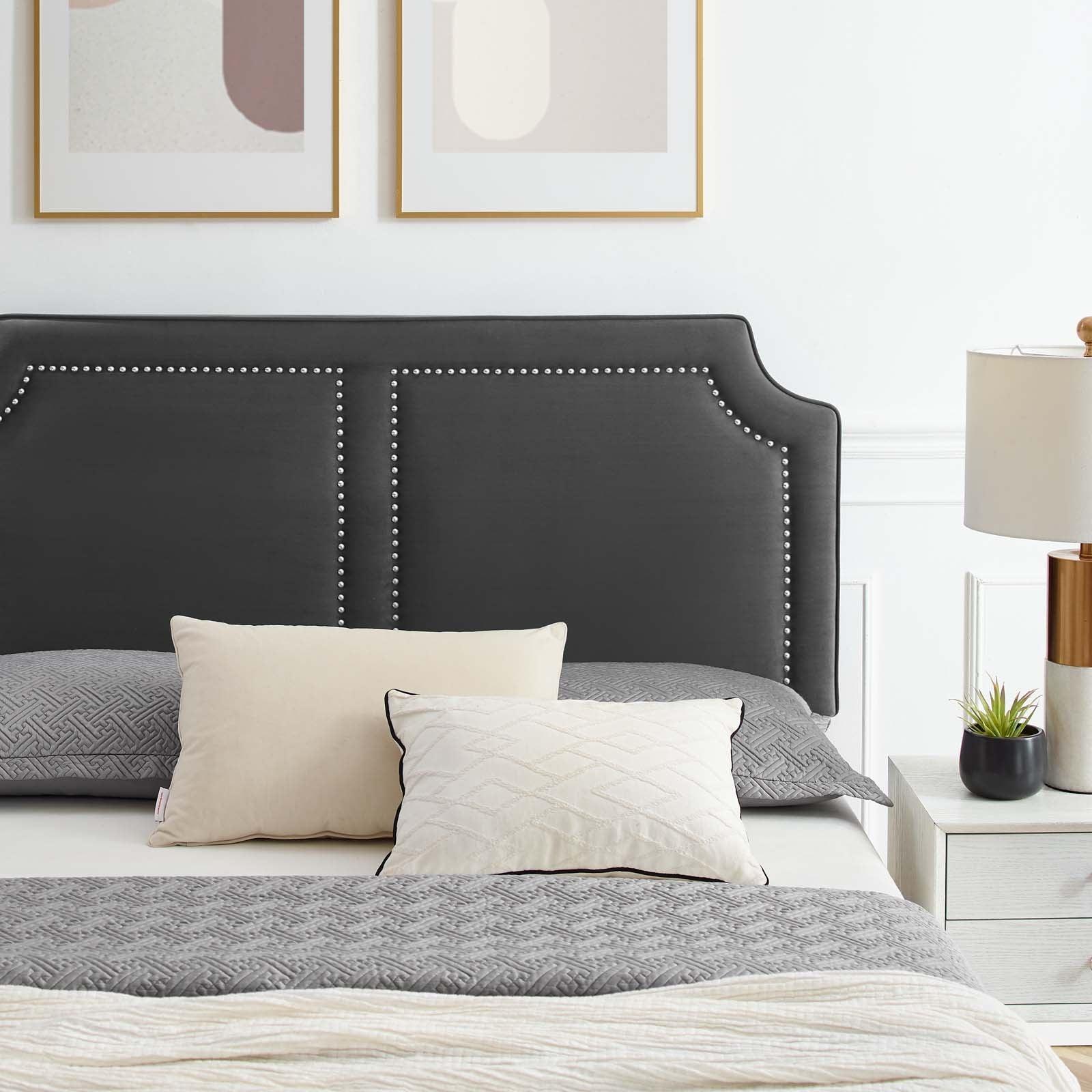 Modway Novi Performance Velvet King Bed FredCo