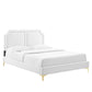 Modway Novi Performance Velvet King Bed FredCo