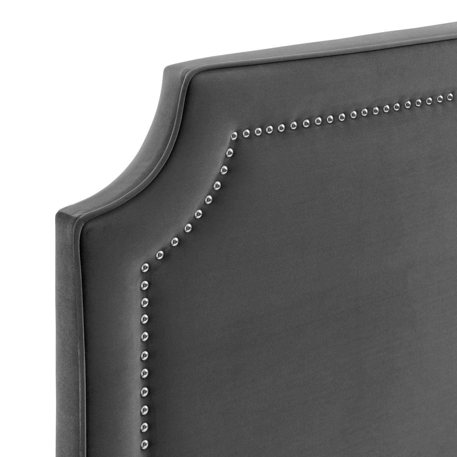 Modway Novi Performance Velvet King Bed FredCo
