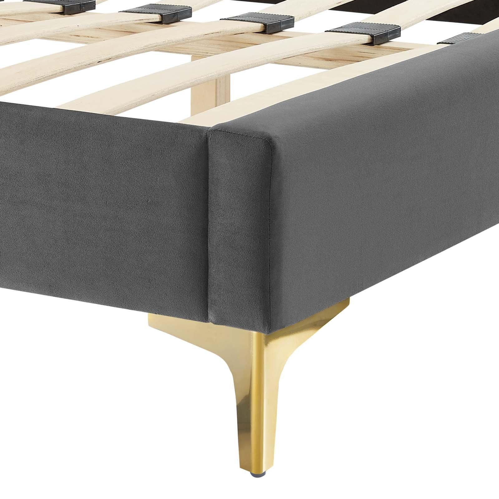 Modway Novi Performance Velvet King Bed FredCo