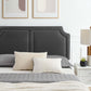 Modway Novi Performance Velvet King Bed FredCo