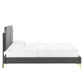 Modway Novi Performance Velvet Queen Bed FredCo