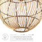 Modway Nurture Rattan Pendant Light FredCo