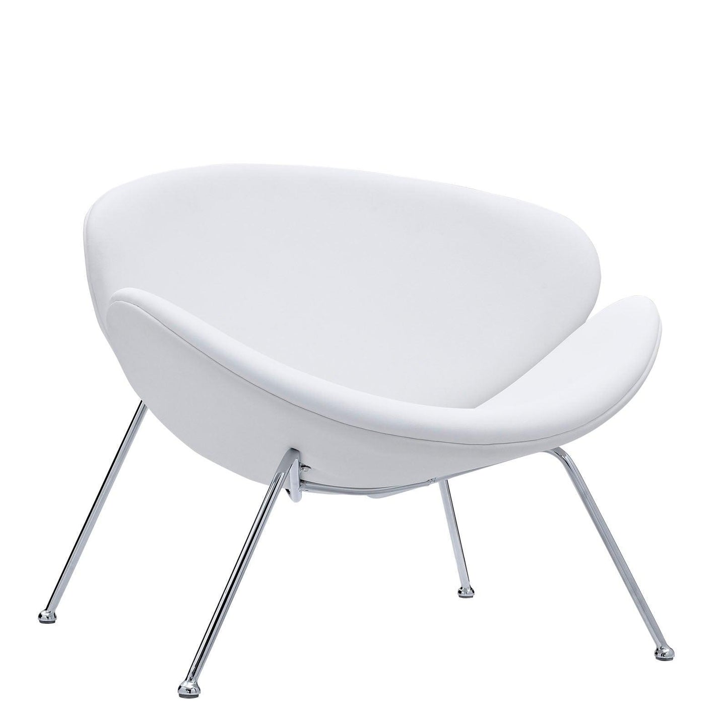 Modway Nutshell Upholstered Vinyl Lounge Chair FredCo