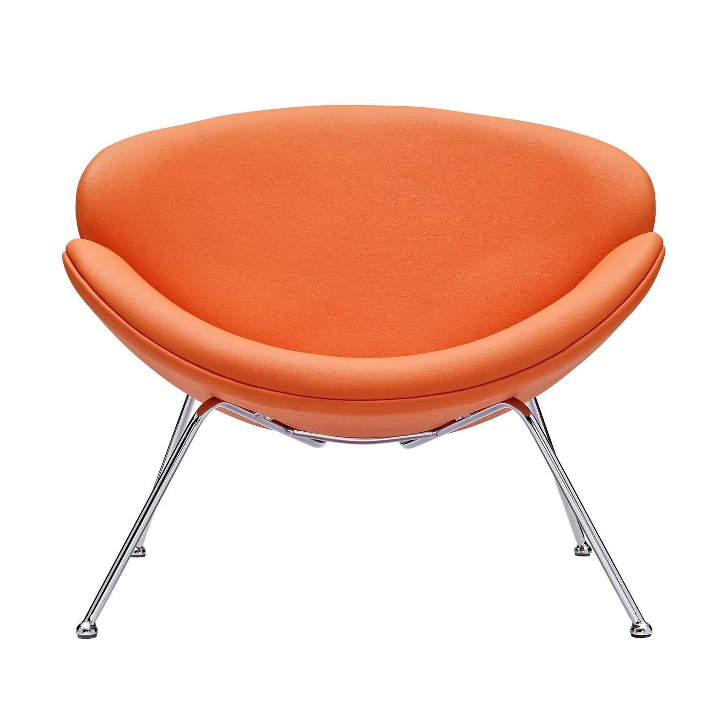 Modway Nutshell Upholstered Vinyl Lounge Chair FredCo