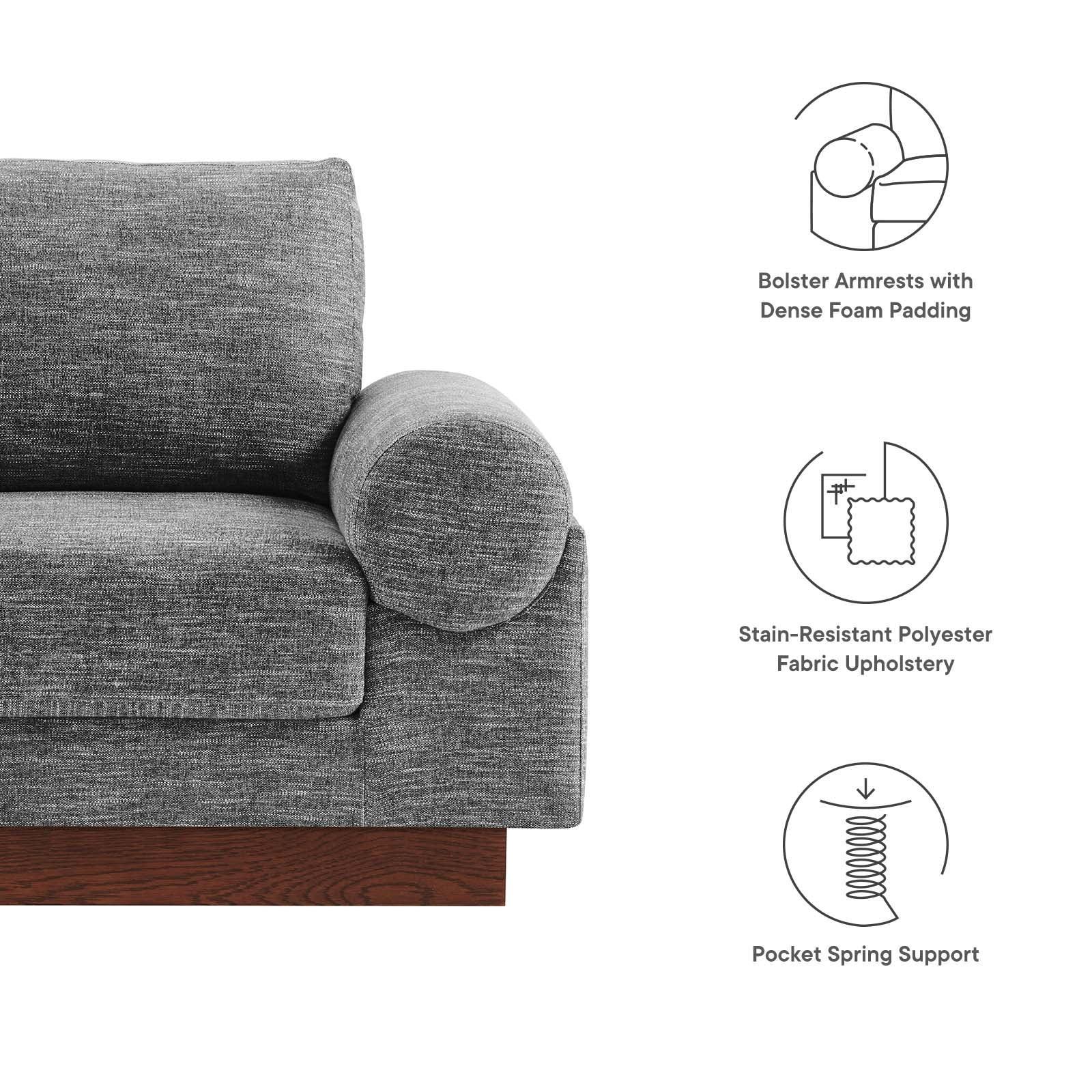 Modway Oasis Upholstered Fabric Armchair FredCo