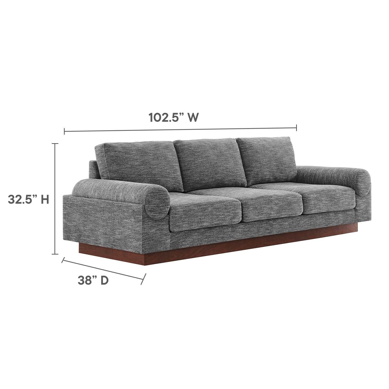 Modway Oasis Upholstered Fabric Sofa FredCo