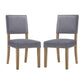 Modway Oblige Dining Chair Wood Set of 2 FredCo