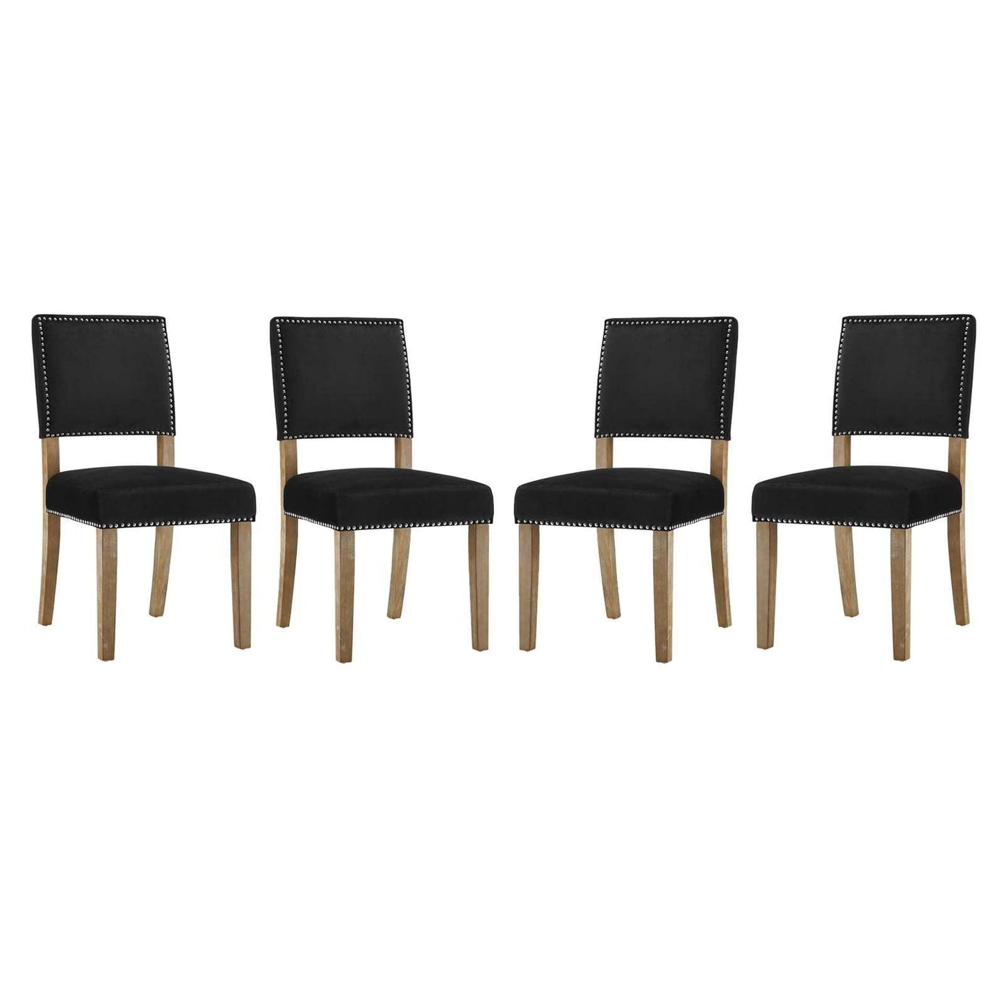 Modway Oblige Dining Chair Wood Set of 4 FredCo