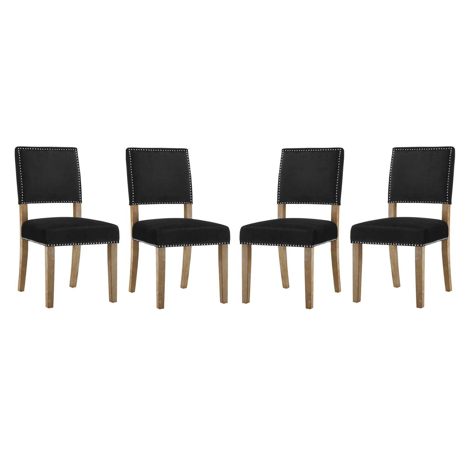 Modway Oblige Dining Chair Wood Set of 4 FredCo