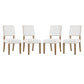 Modway Oblige Dining Chair Wood Set of 4 FredCo