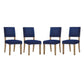 Modway Oblige Dining Chair Wood Set of 4 FredCo