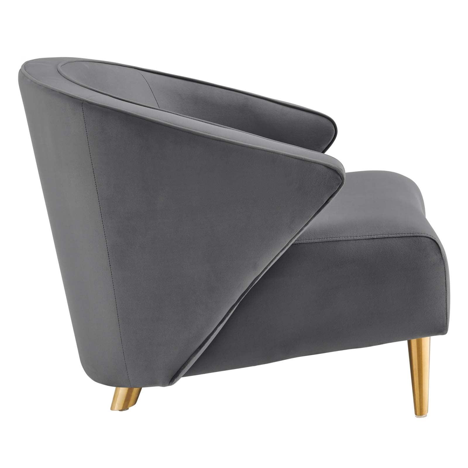 Modway Odyssey Performance Velvet Armchair FredCo