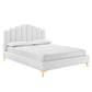 Modway Olivia Queen Performance Velvet Platform Bed FredCo