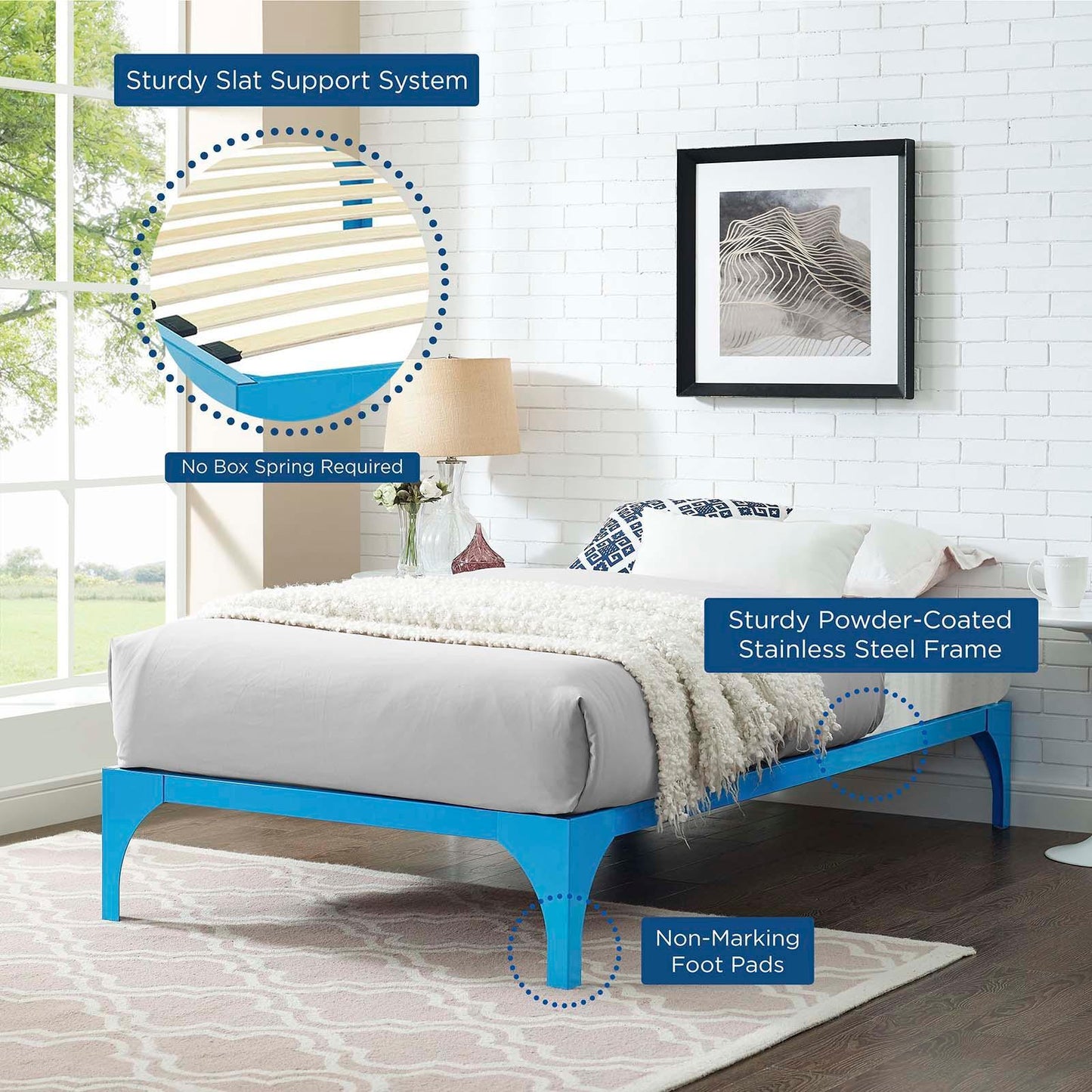 Modway Ollie Twin Bed Frame FredCo