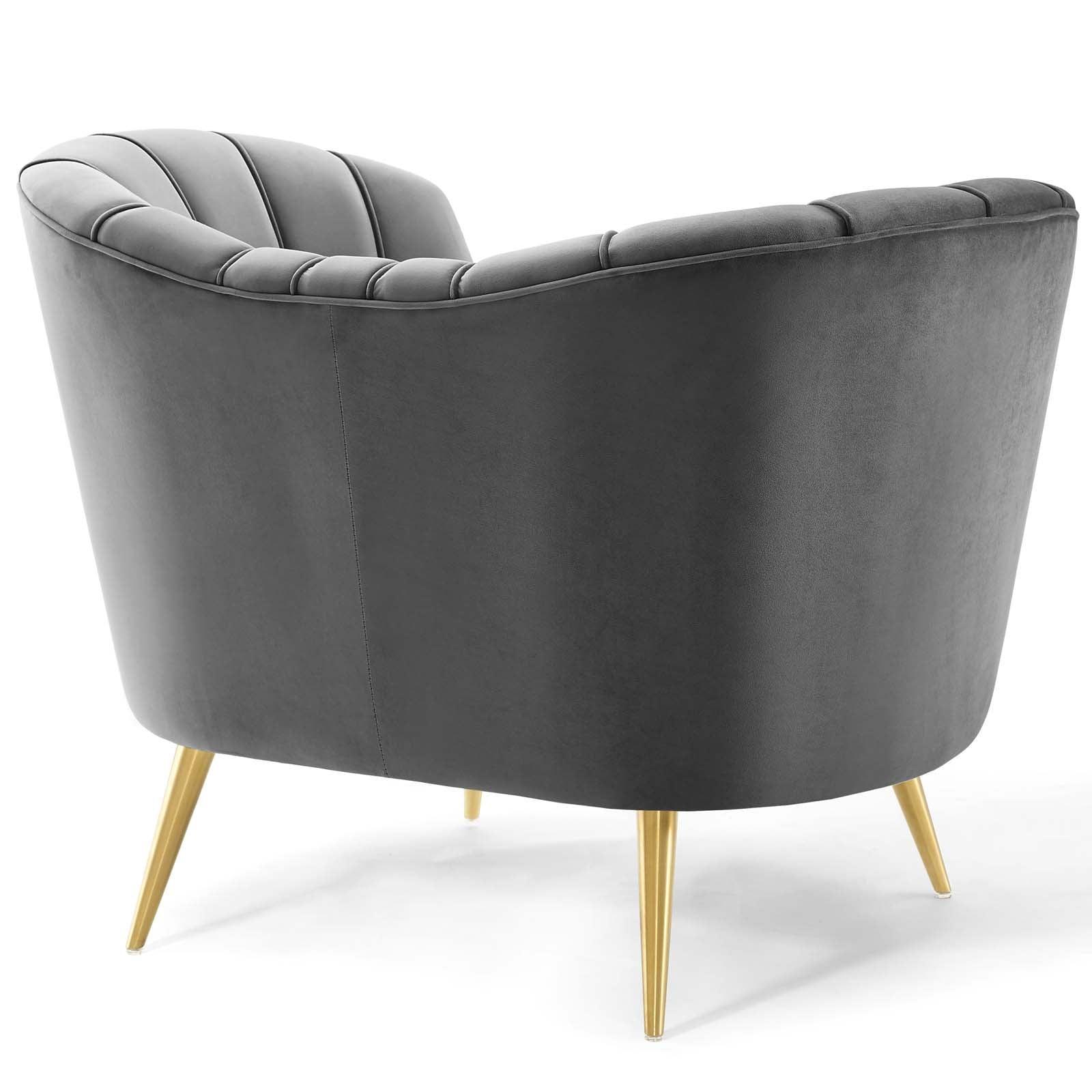 Modway Opportunity Performance Velvet Armchair Set of 2 FredCo