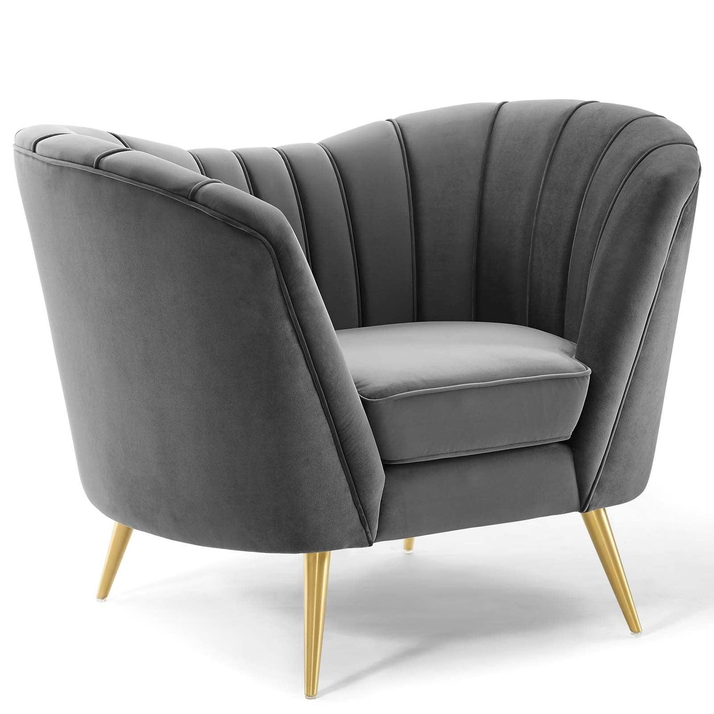 Modway Opportunity Performance Velvet Armchair Set of 2 FredCo