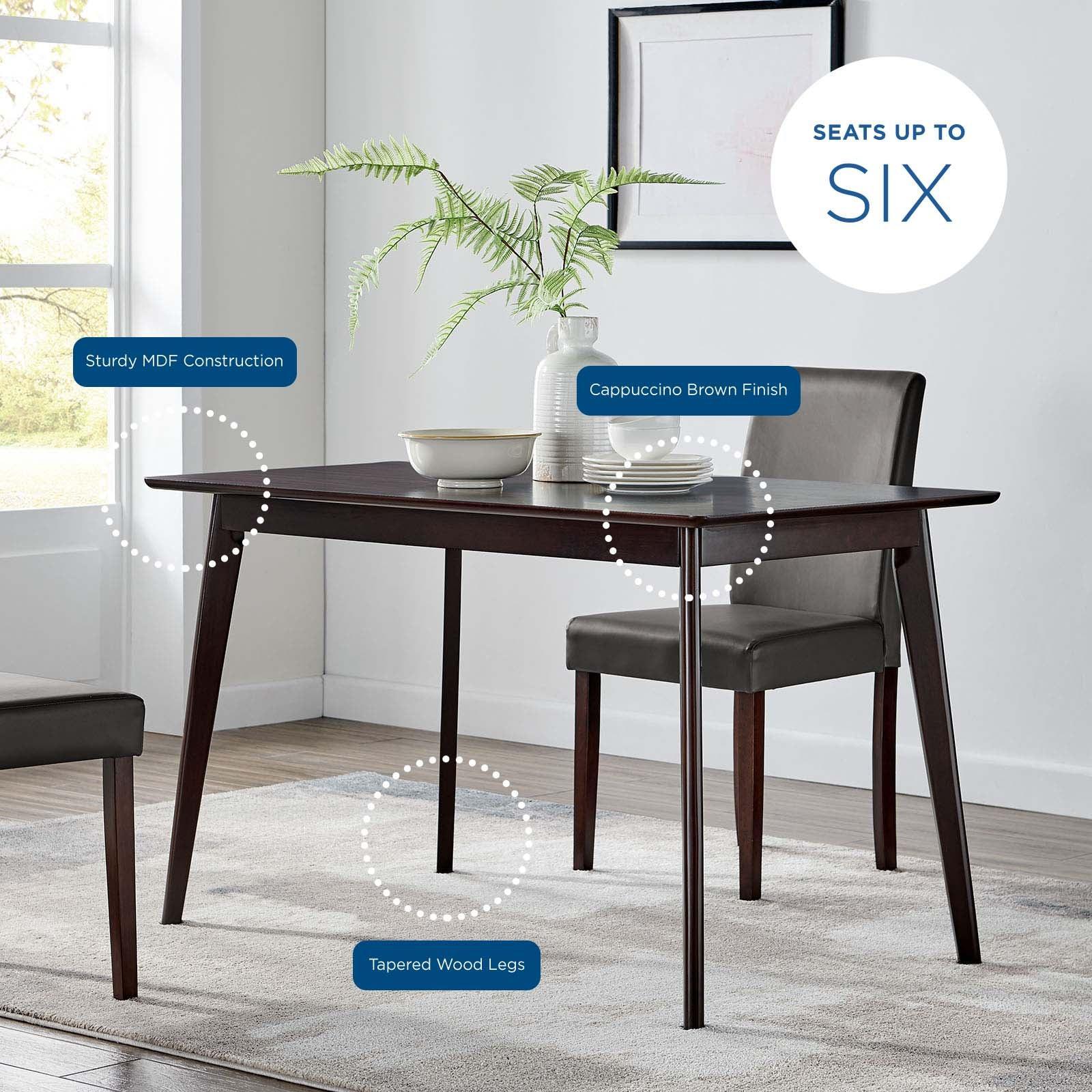 Modway Oracle 47" Rectangle Dining Table FredCo