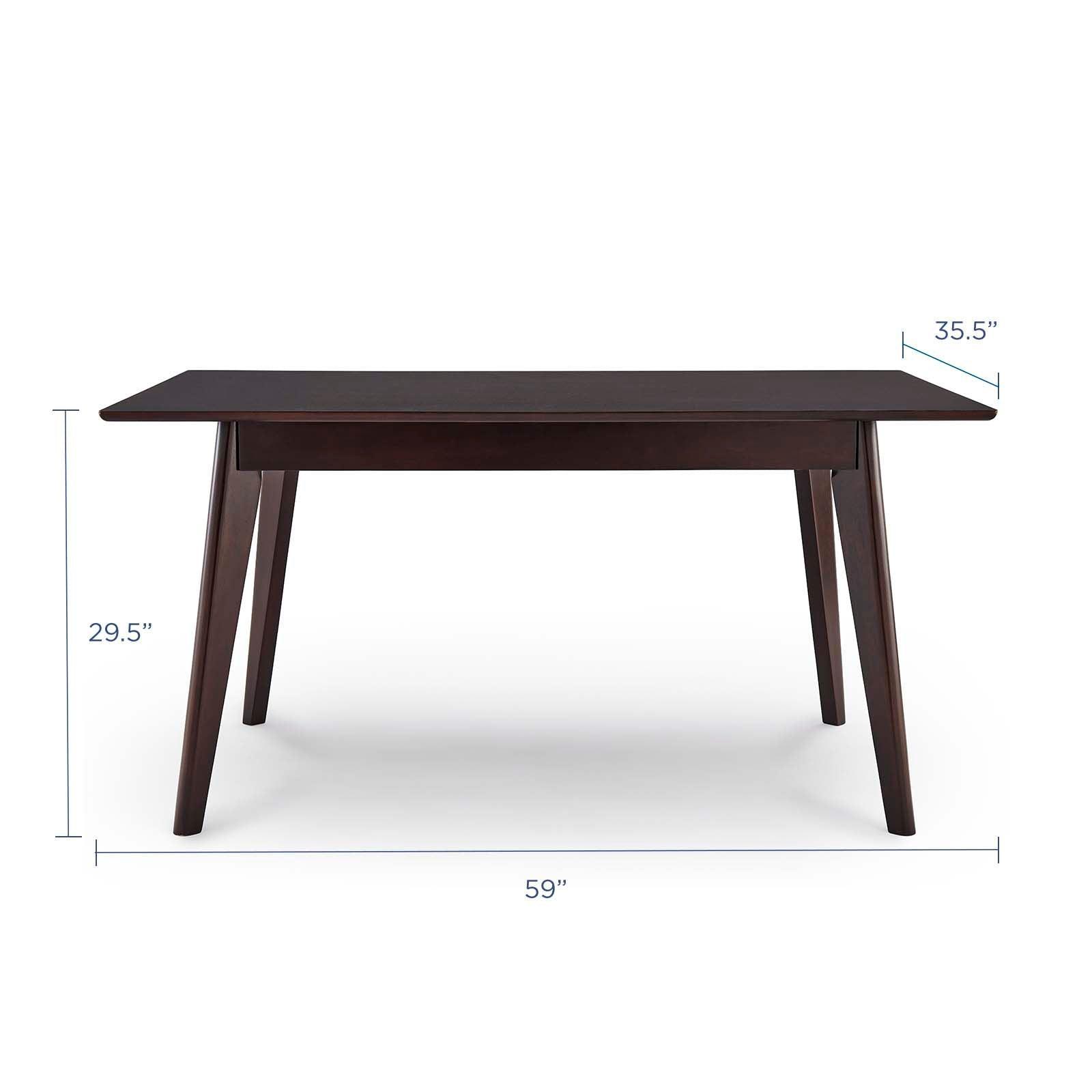 Modway Oracle 59" Rectangle Dining Table FredCo